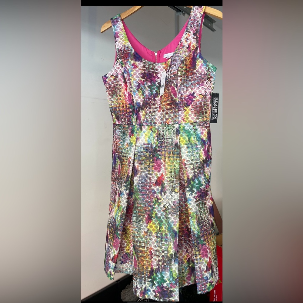 NWT: NY&Co Colorful Patterned Dress
